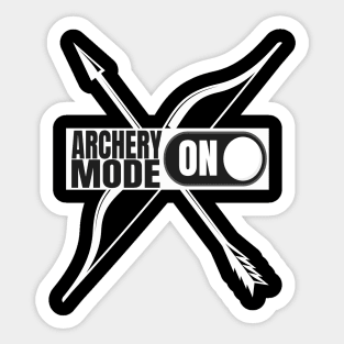 Archery Mode On Archer Sticker